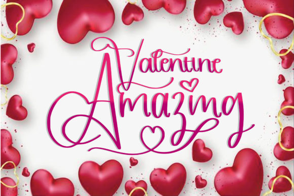 Amazing Valentine Font for Creative Crafts