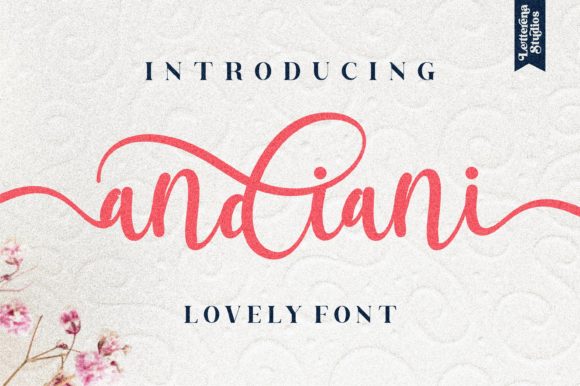 Andiani: A Graceful Script Font for Digital Branding