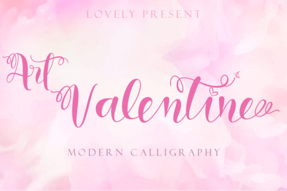 Art Valentine Handwritten Font for Crafters & Sellers