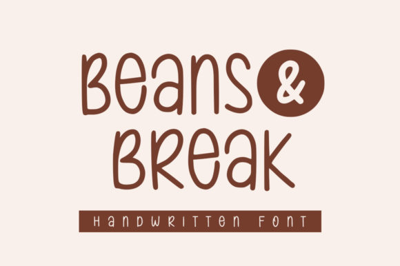 Beans Break: A Playful Handwritten Font for Makers