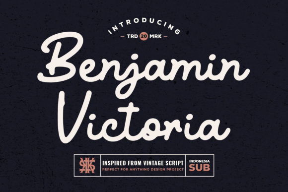 Benjamin Victoria: A Vintage Script Font That Feels Like Home