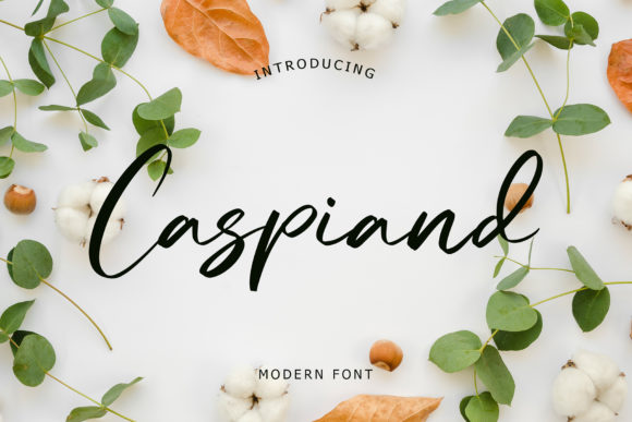 Caspiand: A Modern Handwritten Font That Feels Like Home