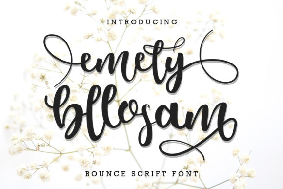 Emely Bllosom: A Bouncy Handwritten Font