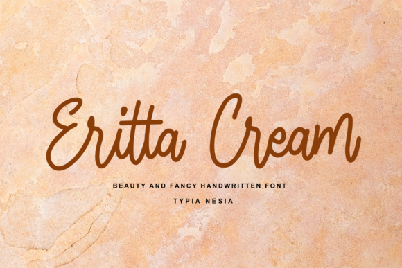 Eritta Cream: A Sweet, Radiant Script Font for Small Business Branding