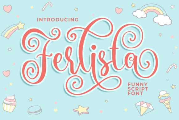 Ferlista: A Playful Script Font for Creative Projects