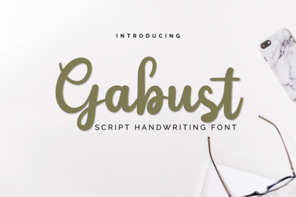 Gabust: A Delicate Handwritten Font