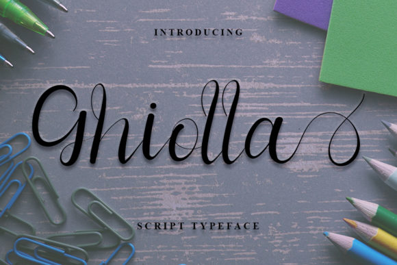 Ghiolla: A Sweet Script Font for Creative Projects