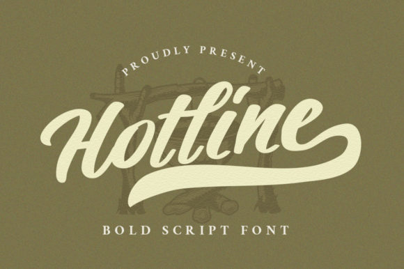 Hotline: A Bold Handwritten Font