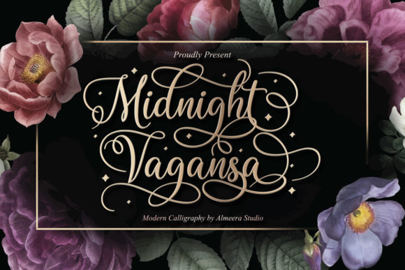 Midnight Vagansa: A Script Font That Breathes With Your Words