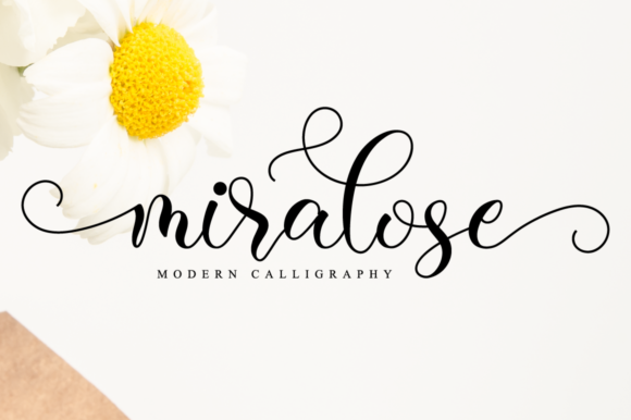 Miralose: A Romantic Typeface for Campaigns