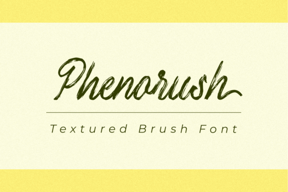 Phenorush: A Delicate Script for Creative Branding