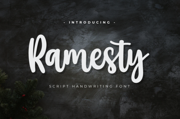 Ramesty: A Handwritten Font for Business