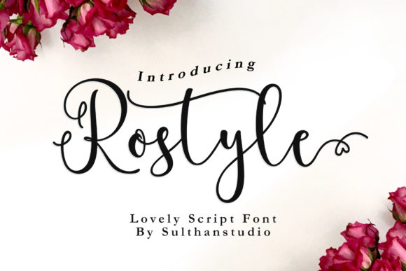 Rostyle Font for Web Design