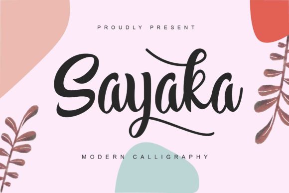 Sayaka: A Flowing Font for Stronger Campaigns
