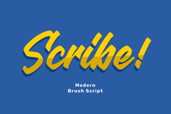 Scribe: A Bold Handwritten Font for Designers