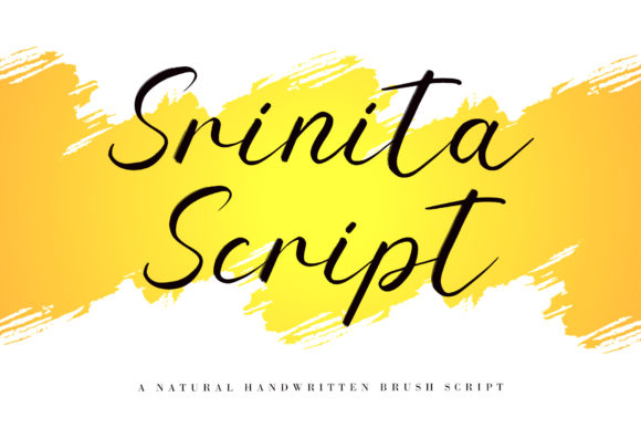 Srinita: A Classic Handwritten Font