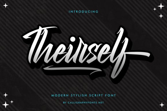 Theirself: A Script Font That Speaks With Quiet Confidence