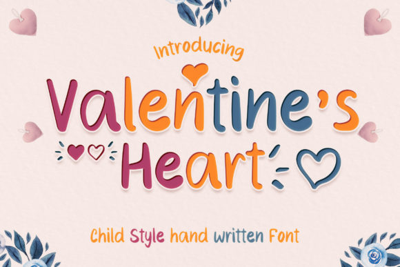 Valentine’s Heart: A Warm, Joyful Font for Small Business Branding